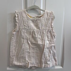 Hardly worn girls Mini Biden top